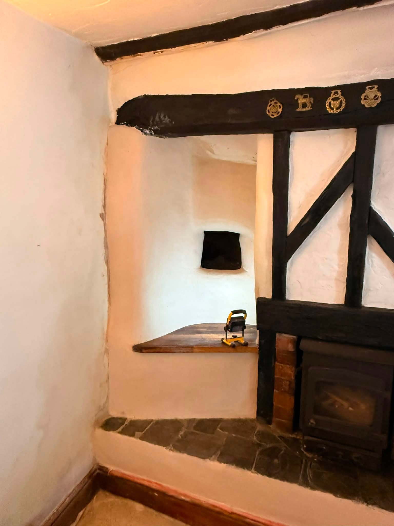 Lime plastering in North Devon